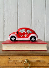 Load image into Gallery viewer, A Volkswagon Beetle ceramic money bank
