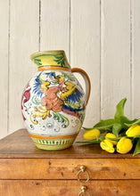 Load image into Gallery viewer, Large Italian hand painted jug with Fleur De Lis
