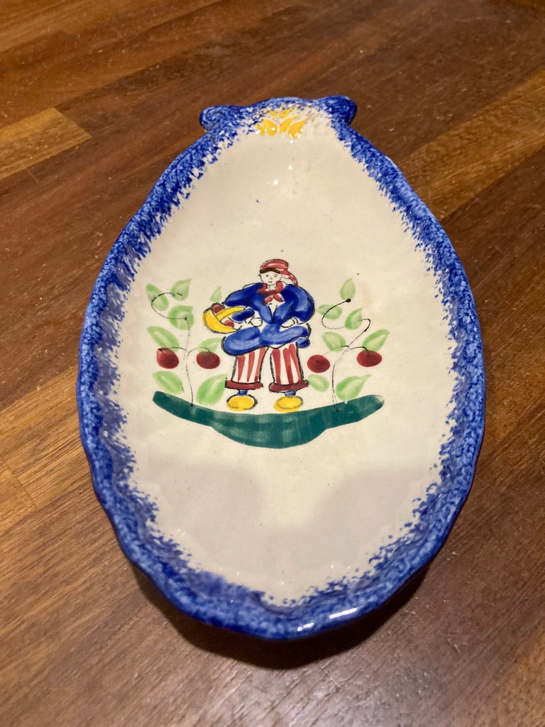 French oval dish