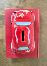 Load image into Gallery viewer, A Volkswagon Beetle ceramic money bank
