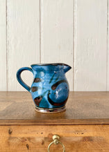 Load image into Gallery viewer, A pretty blue glazed studio pottery jug
