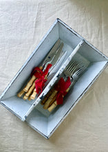 Load image into Gallery viewer, French style vintage cutlery tray/box
