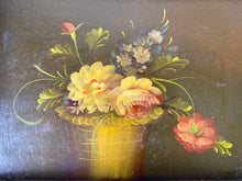 Load image into Gallery viewer, Hand painted floral tray
