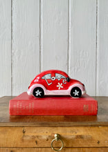 Load image into Gallery viewer, A Volkswagon Beetle ceramic money bank
