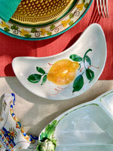 Load image into Gallery viewer, Pair of Italian hand painted crescent dishes
