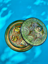 Load image into Gallery viewer, A two piece tableware set of vintage Safi Morrocan sharing platter and covered dish
