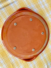 Load image into Gallery viewer, Large vintage Portuguese terracotta rustic dish
