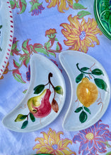 Load image into Gallery viewer, Pair of Italian hand painted crescent dishes
