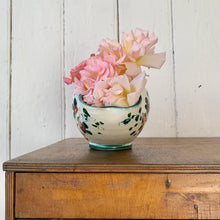 Load image into Gallery viewer, Italian pottery mantle vase featuring a pair of songbirds
